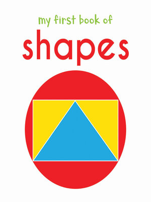 cover image of My First Book of Shapes